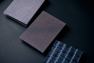 Kakimori - Mini note - Y. & SONS / Katakai shibori stripe - KOHEZI