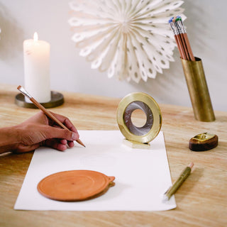 Makers Cabinet - Brass Base for Iris - KOHEZI