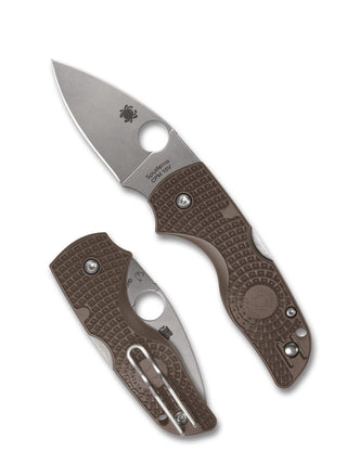 Spyderco - Lil' Native® Lightweight Brown CPM 15V® Sprint Run® - KOHEZI