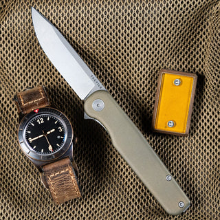 Tactile Knife Co. - Distressed Rockwall Flipper - KOHEZI