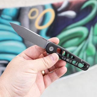 Tactile Knife Co. - Skeletonized Rockwall Flipper - KOHEZI