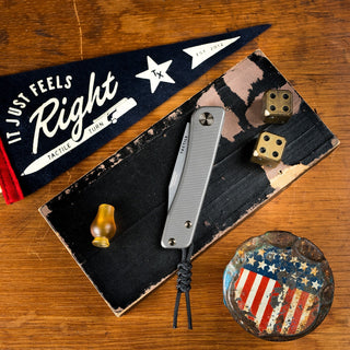 Tactile Knife Co. - Stonewashed + Bronze Bexar - KOHEZI
