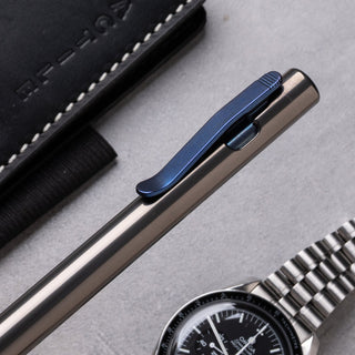 Tactile Turn - Dark Tumble Clip Action Pen - KOHEZI
