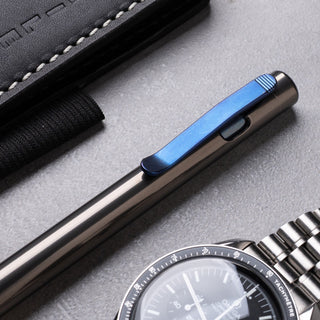 Tactile Turn - Dark Tumble Clip Action Pen - KOHEZI
