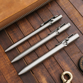 Tactile Turn - Thick Titanium Bolt Action Pen - KOHEZI