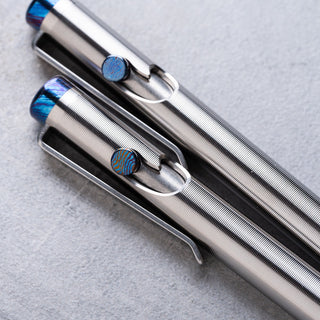 Tactile Turn - Titanium Damascus Bolt Action Pen - KOHEZI