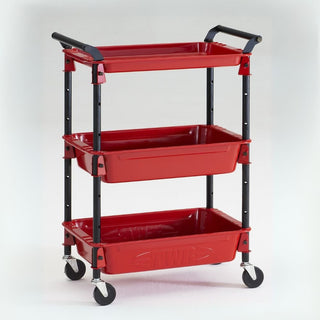 TOYO STEEL - Three - stage Tool Wagon Royal TWR - 4R (Red) - KOHEZI