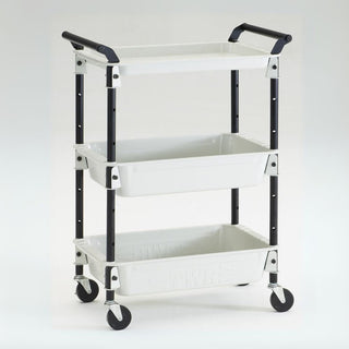 TOYO STEEL - Three - stage Tool Wagon Royal TWR - 4W (White) - KOHEZI