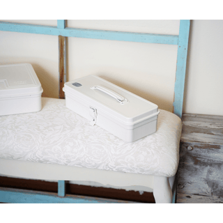 TOYO STEEL - Trunk Shape Toolbox T-320 W (White) - KOHEZI