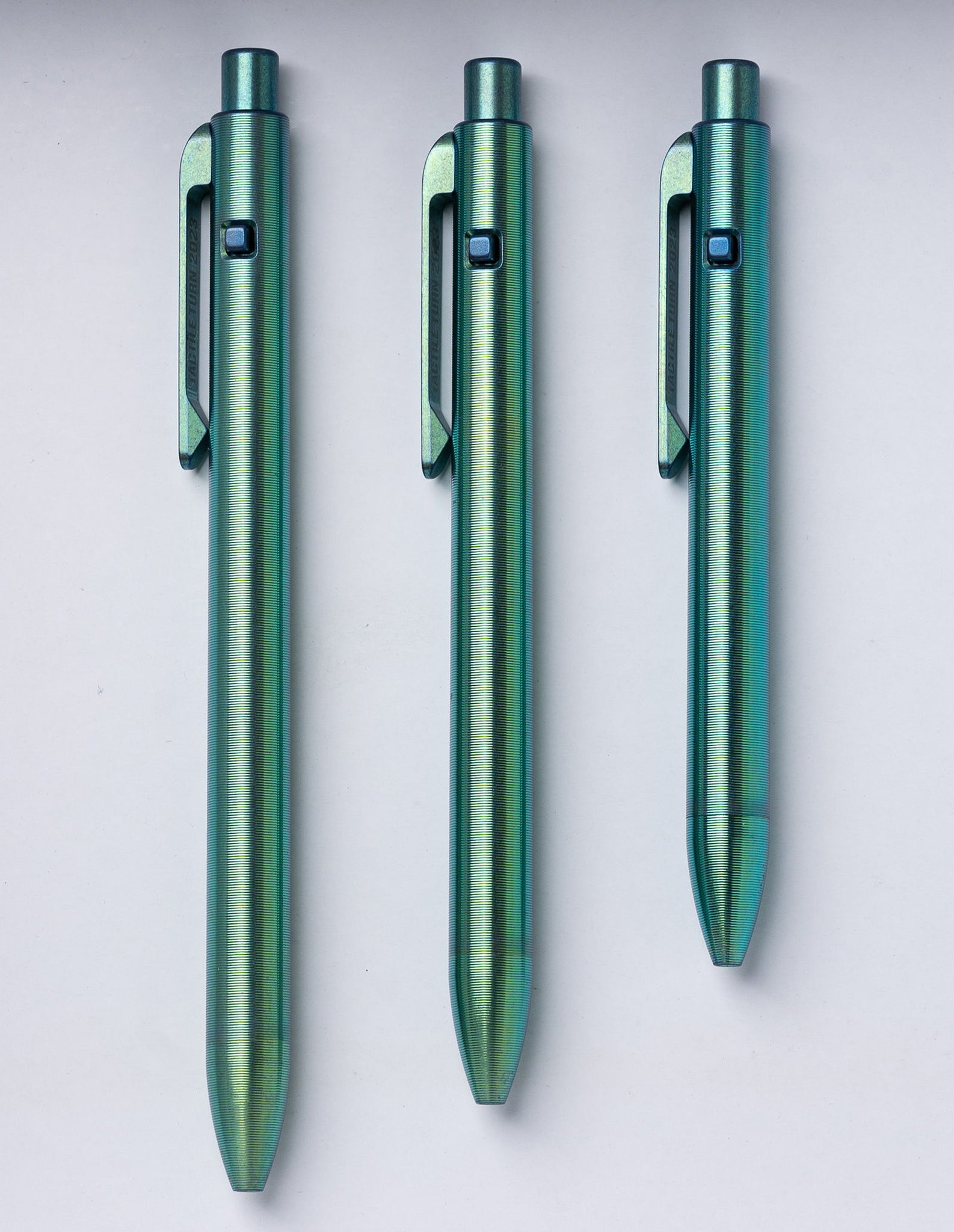 Tactile Turn – Grüner zweifarbiger Ano-Side-Click-Stift