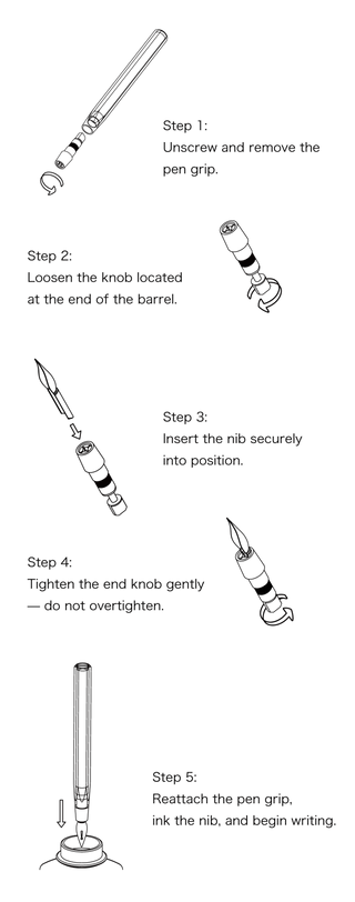 YSTUDIO - Glamour Evolve Elemental Dip Pen - KOHEZI