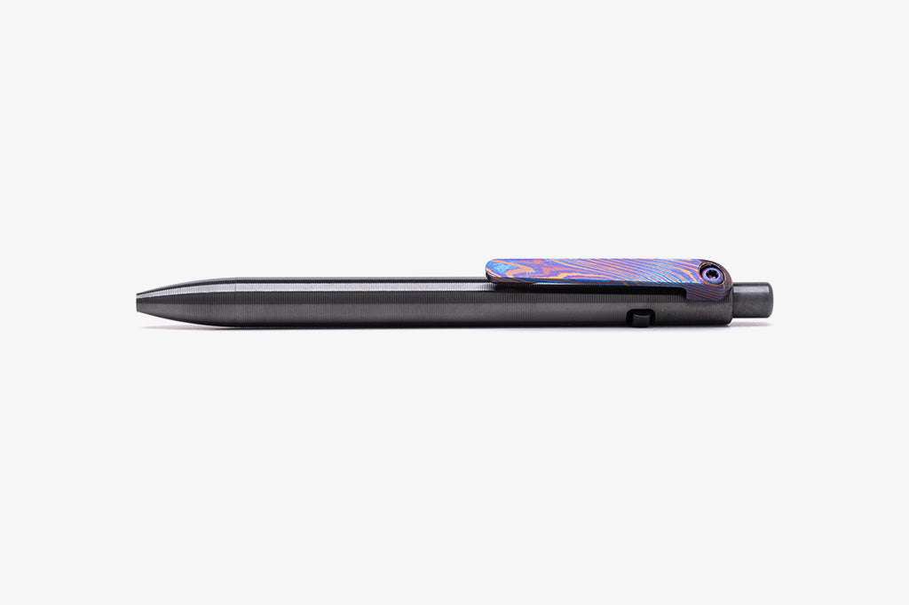 Tactile Turn - Slim Side Click Pen (Zirconium)-KOHEZI