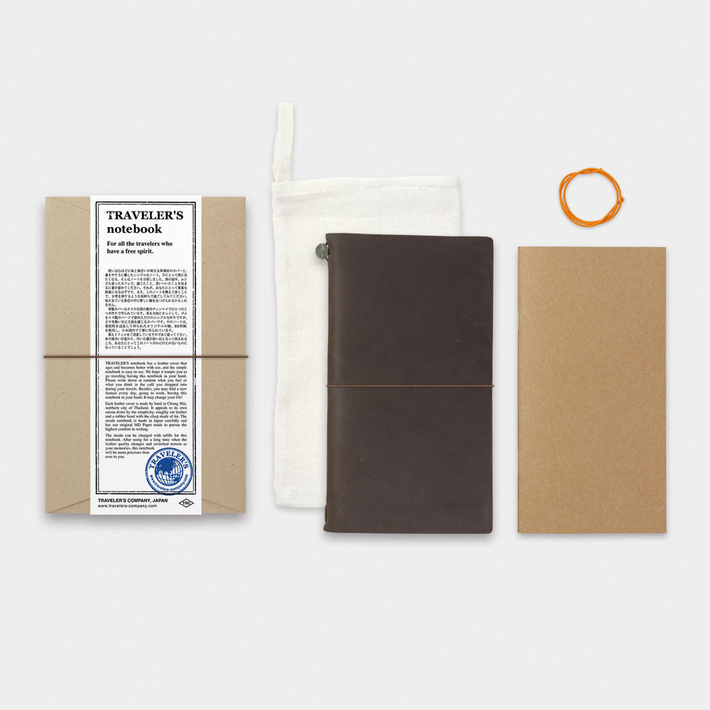 Traveler’s Company - Notebook Brown (Regular Size)-KOHEZI