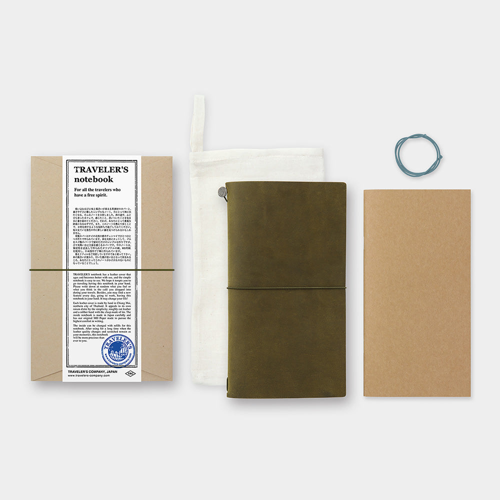 Traveler’s Company - Notebook Olive (Regular Size)-KOHEZI