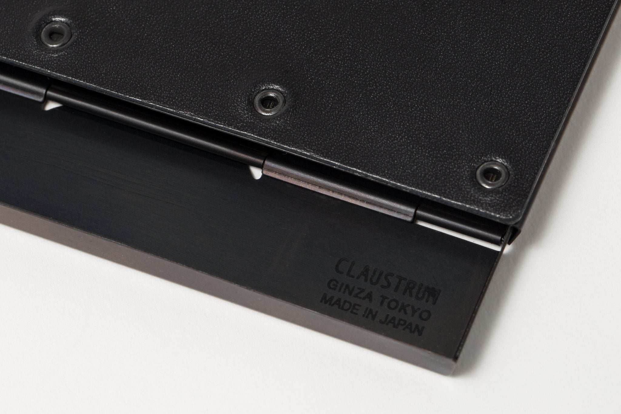 Claustrum - Card Case Serve (Leather Black Out Finish)