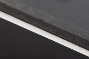 Claustrum - Grundplatte für magnetischen Klebebandabroller (schwarzes Leder)