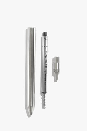 Inventery - Mechanical Pen + Stand (Brushed Chrome)