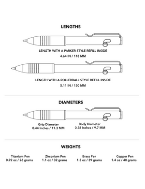 BIG IDEA DESIGN Bolt Action Pen (Brass)