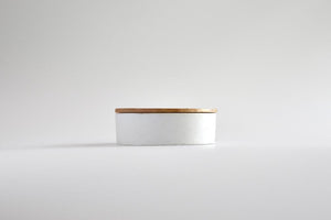 Studiokyss - White Small Round Concrete Container