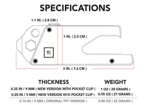 Big Idea Design - TPT Slide (Titanium Pocket Tool)-KOHEZI