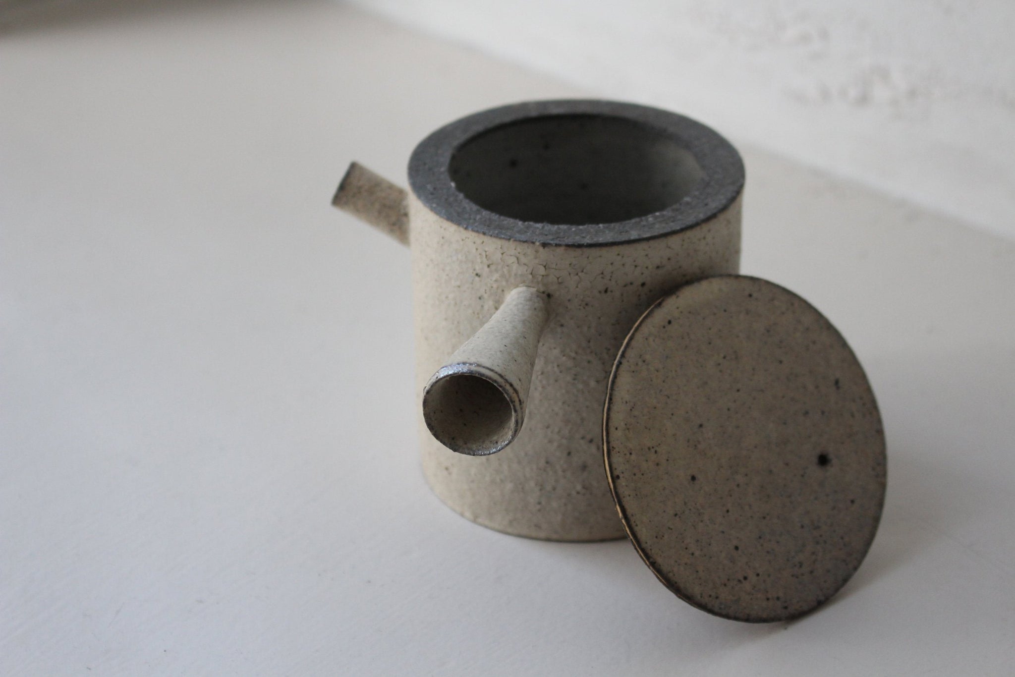 Takashi Endoh - Japanese Tea Pot (White)