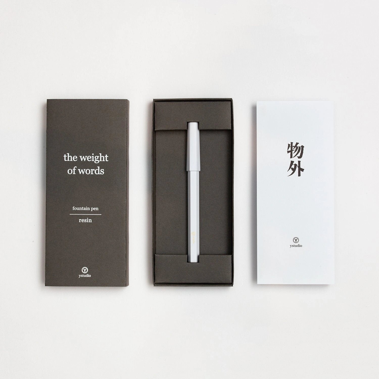 Ystudio - Resin Fountain Pen (Black)-KOHEZI