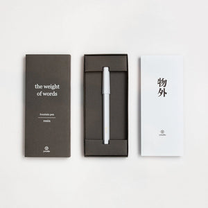 Ystudio - Resin Fountain Pen (White)-KOHEZI