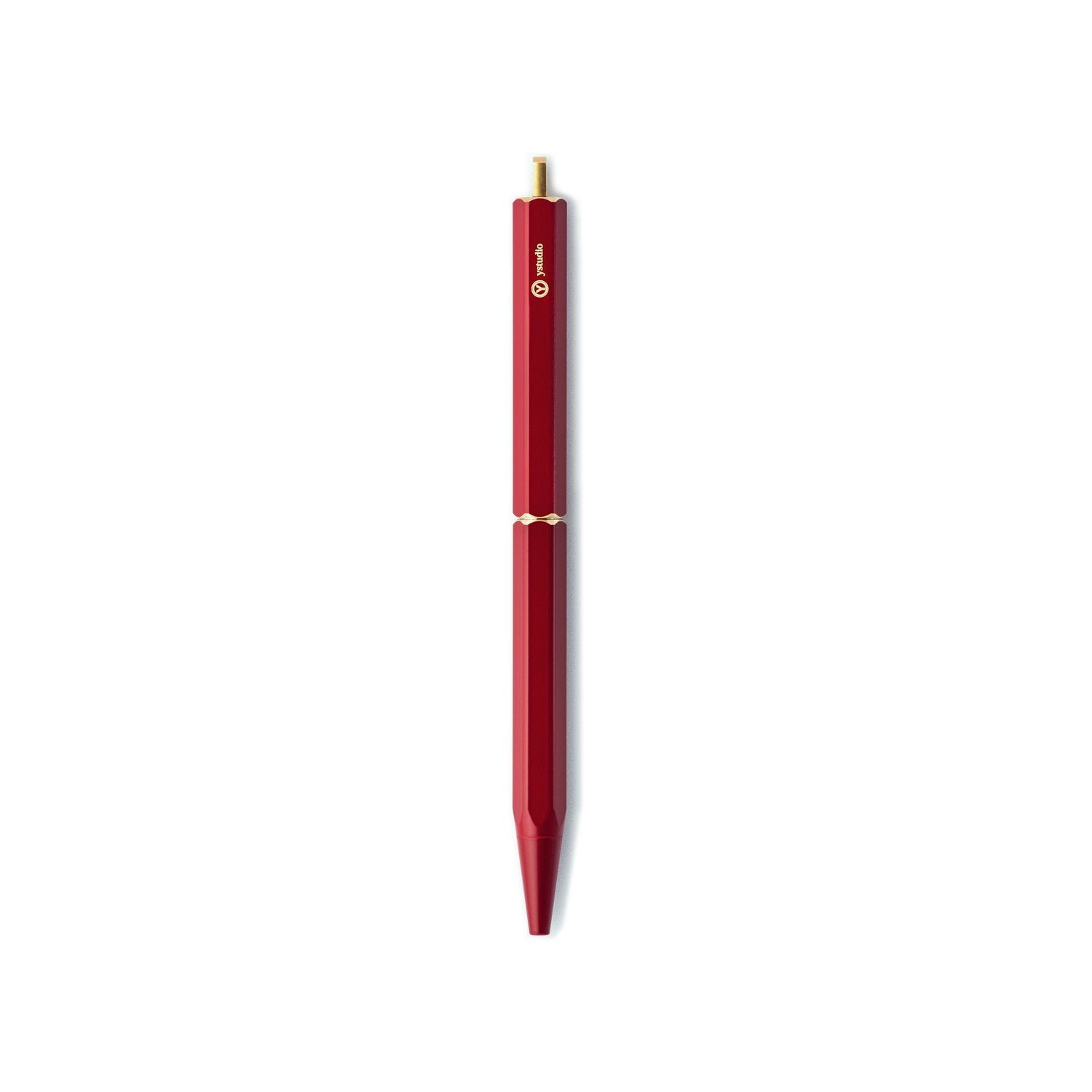 YSTUDIO - Classic Revolve Portable Ballpoint Pen (Red)