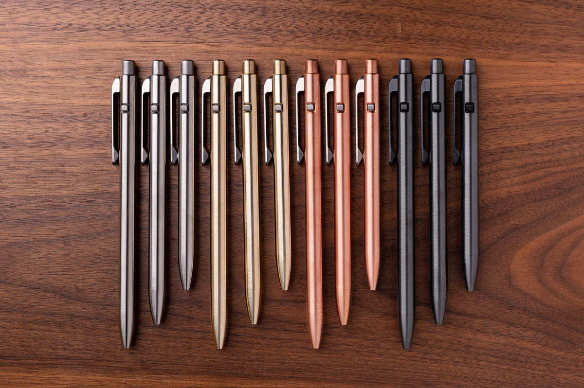 Tactile Turn - Slim Side Click Pen (Copper)-KOHEZI