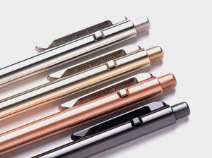 Tactile Turn - Slim Side Click Pen (Titanium)-KOHEZI